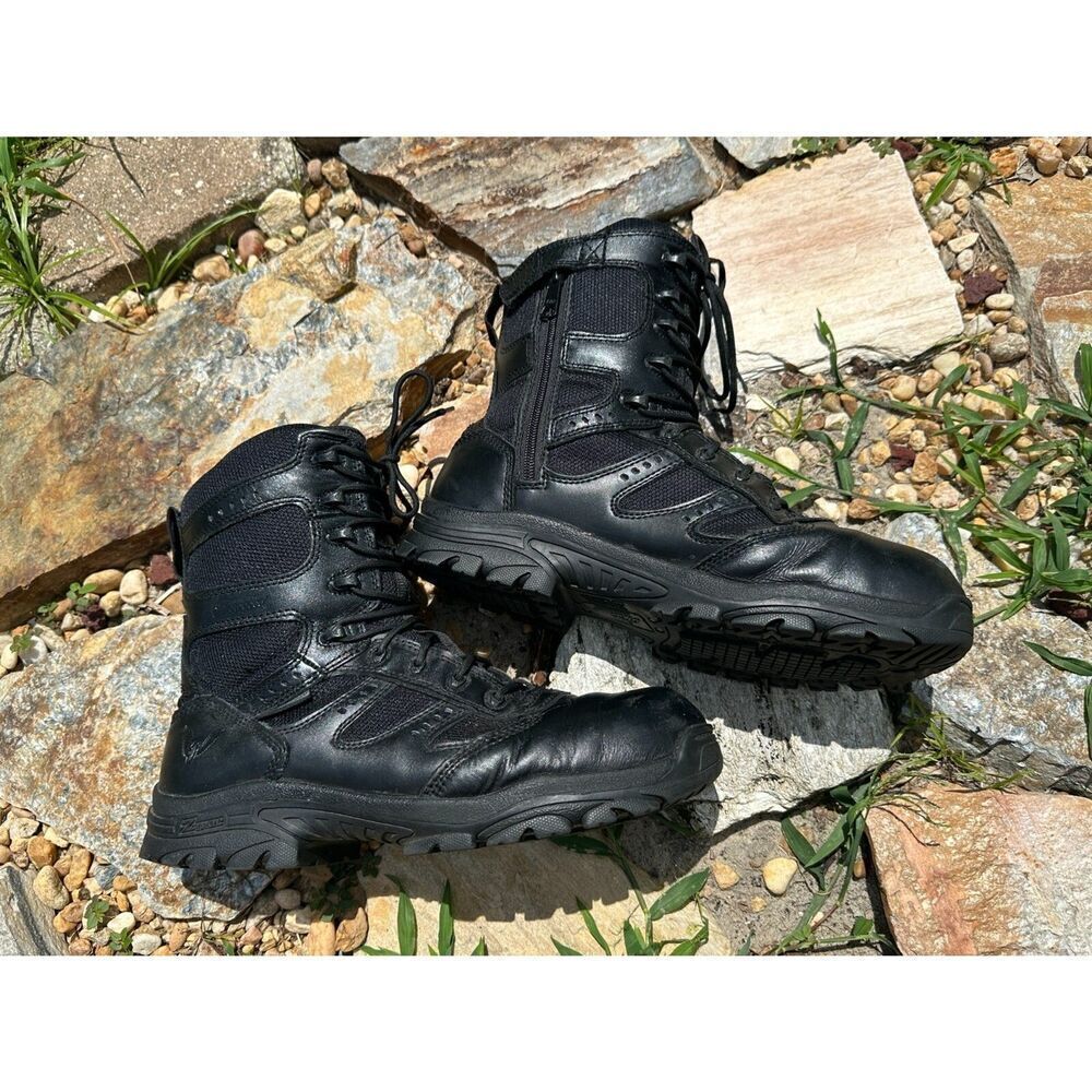 Thorogood Tactical Boots Composite Safety Toe, Full Leather, Slip-Resistant 10.5